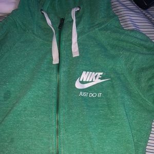 Green Nike sweater